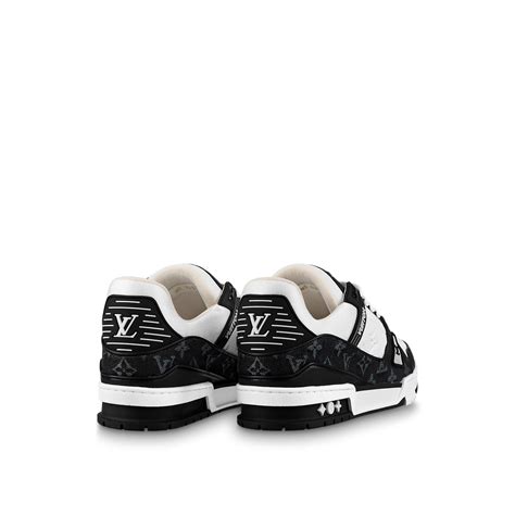 LV Trainer Black Sneaker Father's Day Gift .